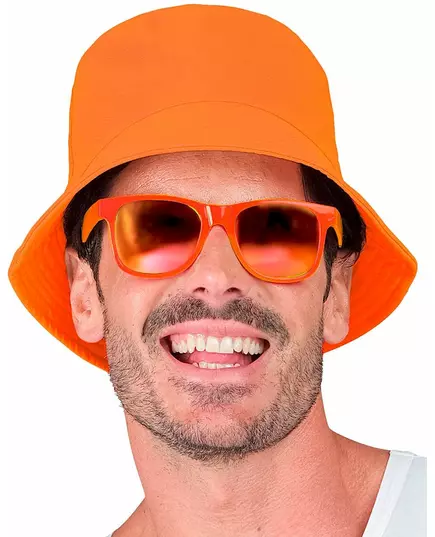 Fluorescerande orange bobperuk vuxen