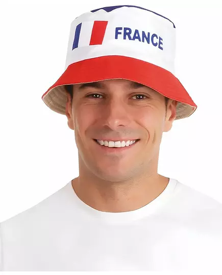 Solhatt Frankrike supporter vuxen