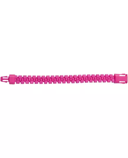 Neonrosa dragkedjearmband vuxen