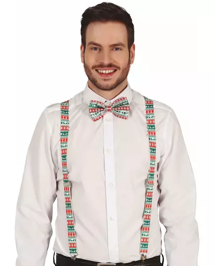 Hängslen med julmotiv vuxen