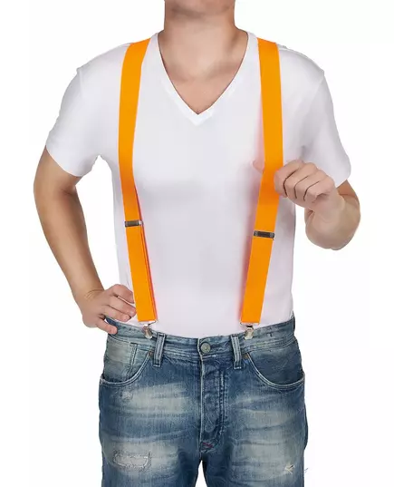 Neonorange hängslen vuxen