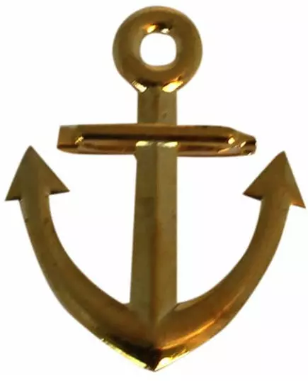 Sjömansankare brosch