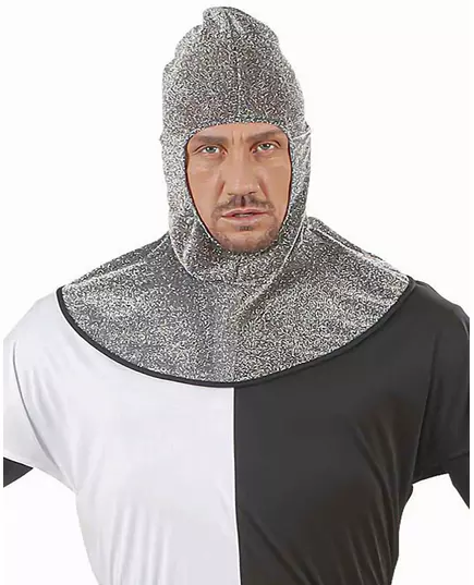 Medeltida balaklava vuxen med ringbrynjeeffekt