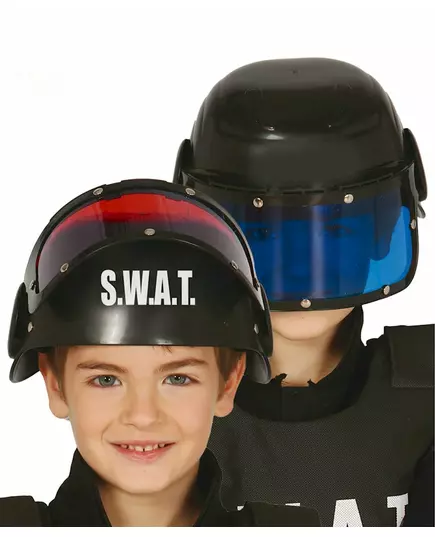Hjälm med visir SWAT för barn