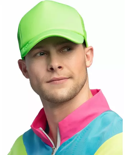 Neon­grön keps vuxen