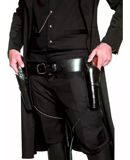 Cowboybälte med två hölster vuxen