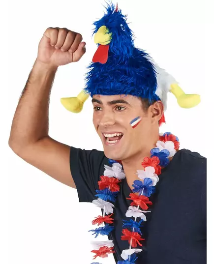 Tupphatt Frankrike-supporter vuxen