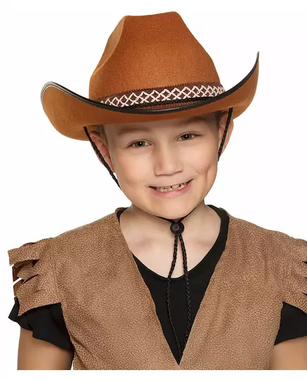 Brun cowboyhatt barn