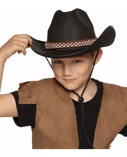 Svart cowboyhatt barn