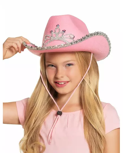 Cowgirlhatt prinsessa flicka