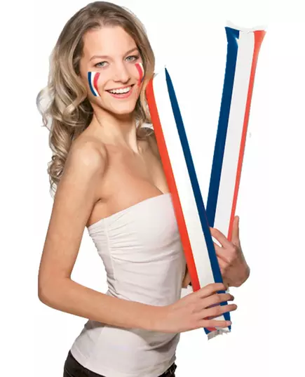 2 Clap Clap Frankrike-supporter