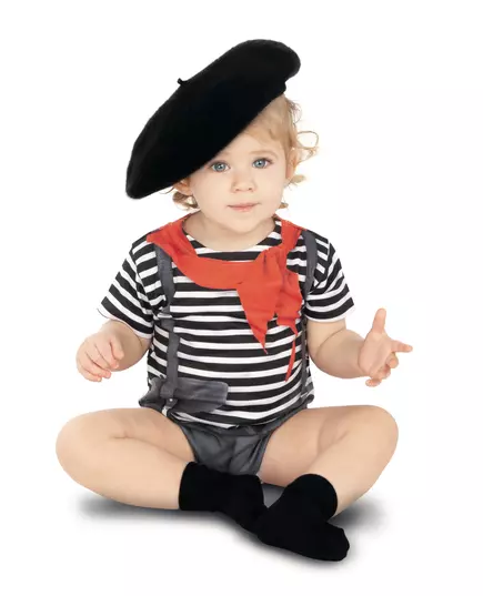 Maskeraddräkt body mim bebis, Storlek: 7-12 månader (74-80 cm)