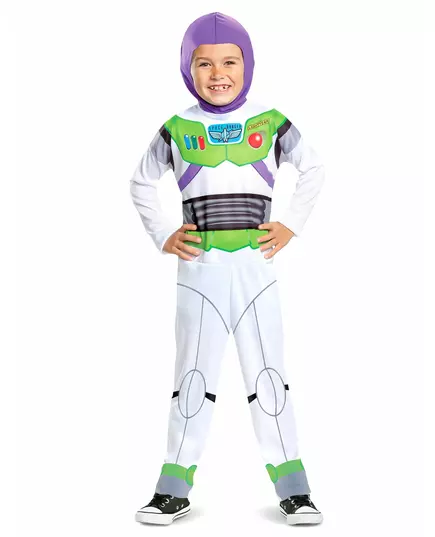 Buzz Lightyear-maskeraddräkt – Toy Story™ klassisk för barn, Storlek: 7-8 år (124 - 136 cm)