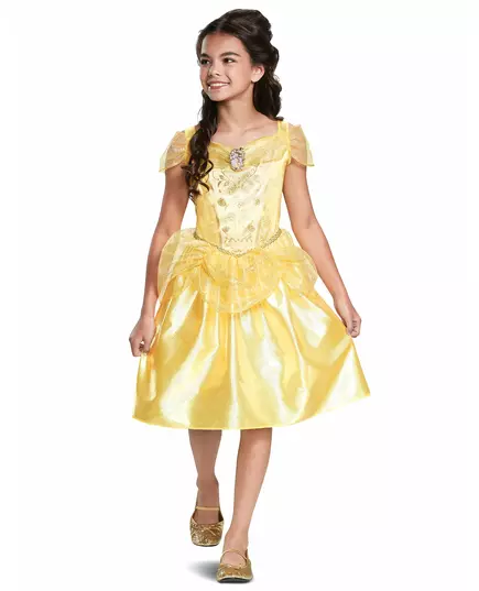 Klassisk maskeraddräkt Belle™ flicka, Storlek: 7-8 år (124 - 136 cm)