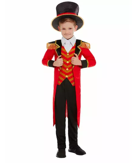 Maskeraddräkt cirkusdirektör pojke, Storlek: 10-12 år (145/158 cm)