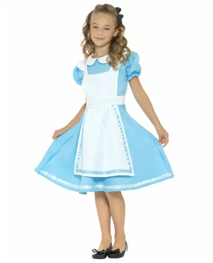 Prinsessan från underlandets maskeraddräkt flicka, Storlek: 4-6 år (115/128 cm)