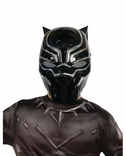 Halvmask Black Panther™ barn