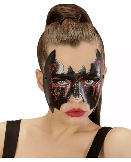 Blodig fladdermusmask för dam Halloween