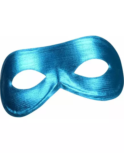 Blå metalliserad mask vuxen