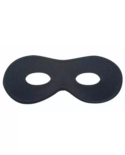Svart mask vuxen i tyg och plast