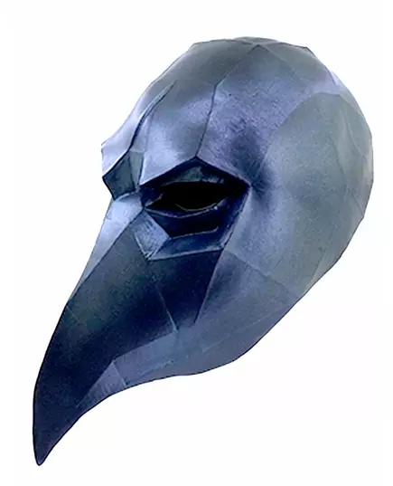 Low poly-korpmaske