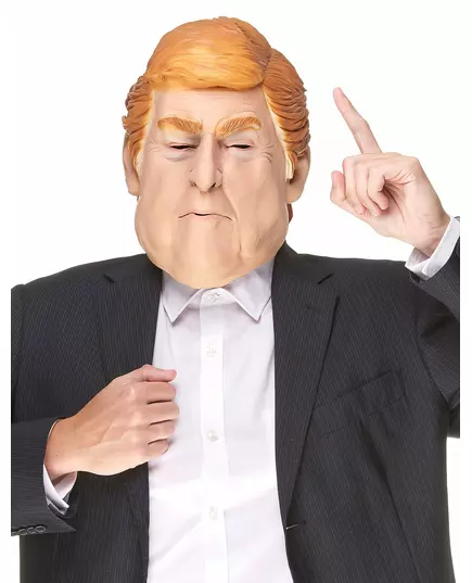 Humoristisk latexmask Donald vuxen