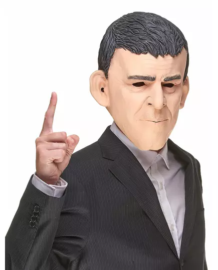 Humoristisk latexmask Manuel vuxen
