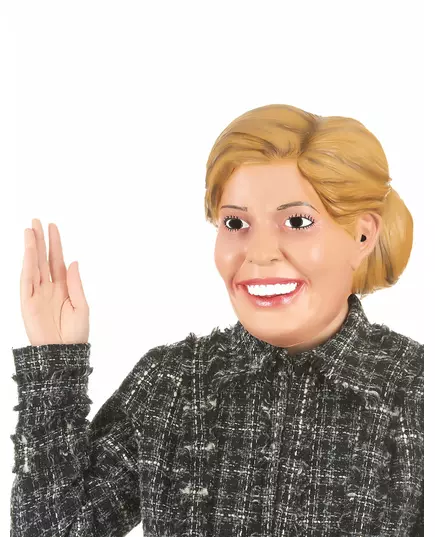 Humoristisk latexmask Reine Maxima vuxen
