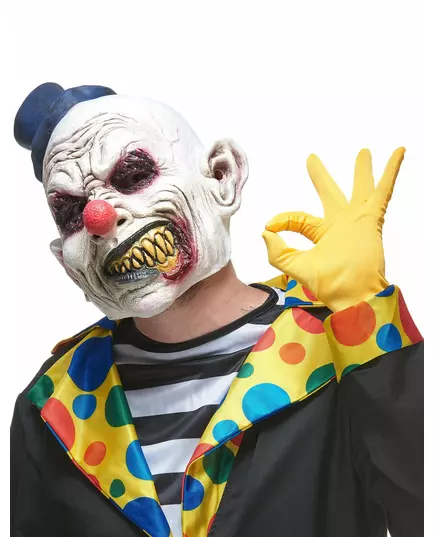 Latexmask hemsk clown vuxen