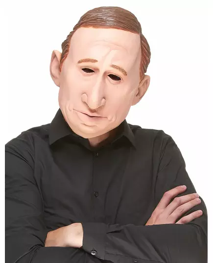 Humoristisk latexmask Vladimir vuxen