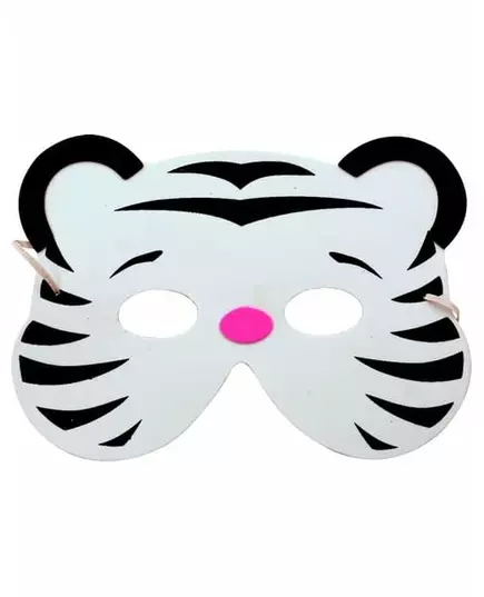 Vit tigermask barn