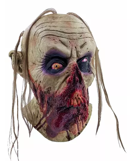 Blodig zombiemask vuxen Halloween