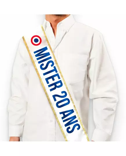 Trefärgad Mister 20 aine-skärp