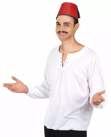 Fez-hatt i filt för vuxen
