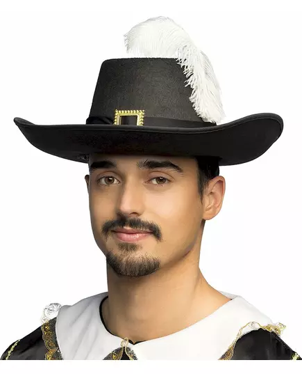 Svart musketörhatt vuxen