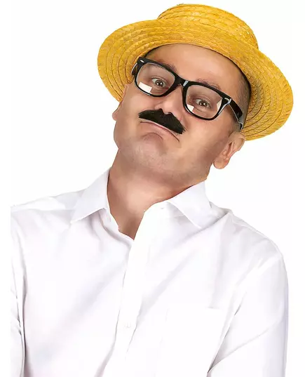 Gul stråhatt båthatt