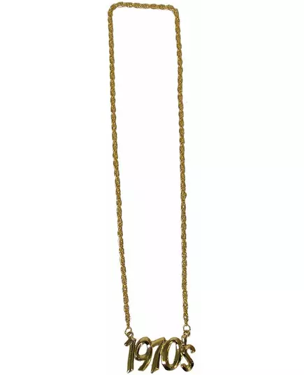 Guldfärgat halsband 1970-tal vuxen