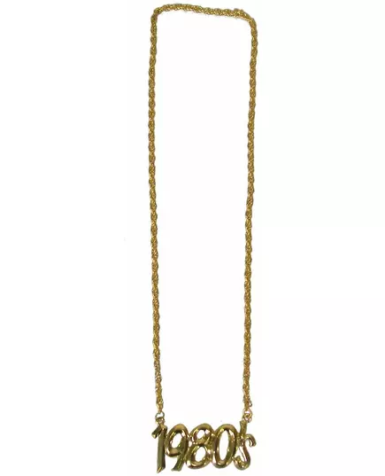 Guldfärgat halsband 1980-tal vuxen