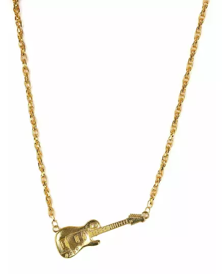 Guldfärgat gitarrhalsband vuxen