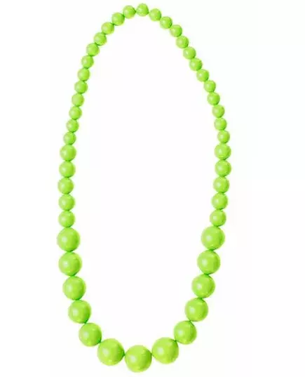 Halsband med stora gröna pärlor för vuxen