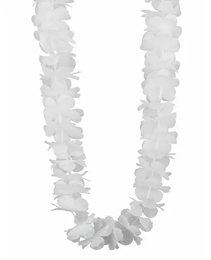 Vit hawaiiansk halskrans