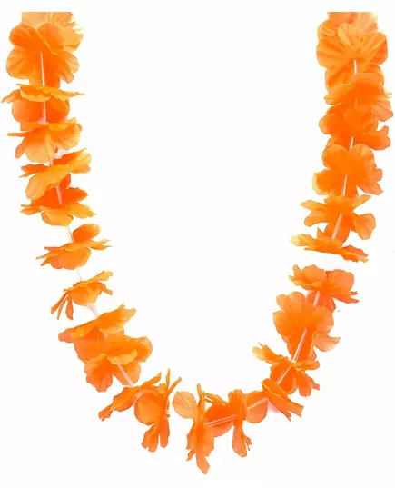 Orange hawaiianskt halsband