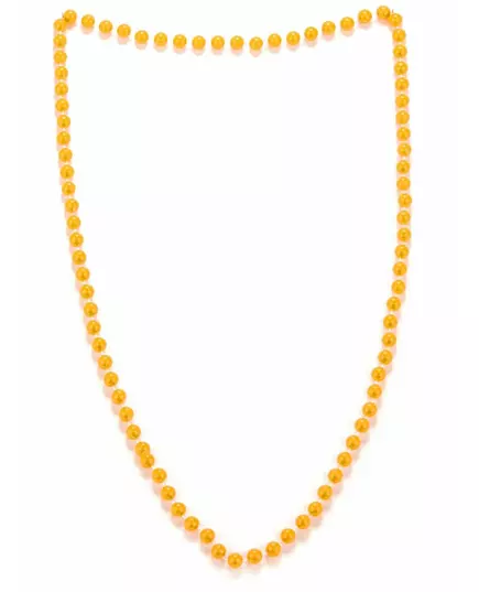 Orange pärlhalsband vuxen
