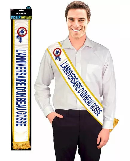 Blå halsduk L'anniversaire d'un beau gosse