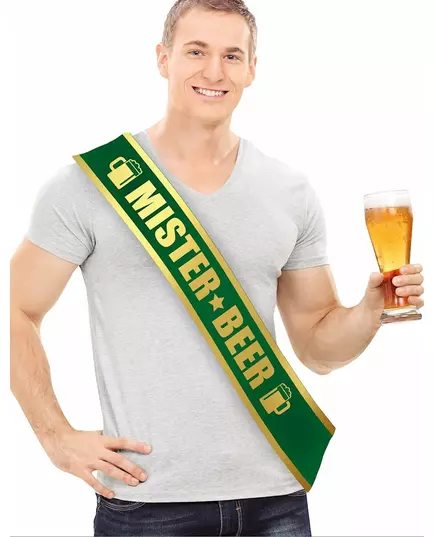 Grön Mister Beer-halsduk herr