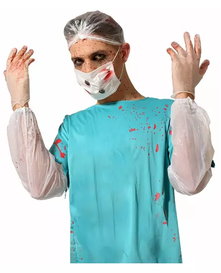 Kit med 6 delar blodig doktor vuxen