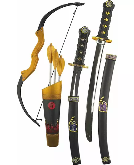 Ninja tillbehörsset med vapen och båge barn