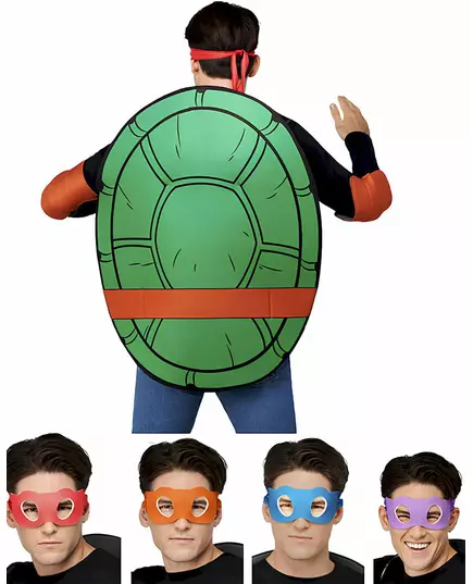Tillbehörsset till maskeraddräkt 4 i 1 Tortues Ninja™ vuxen