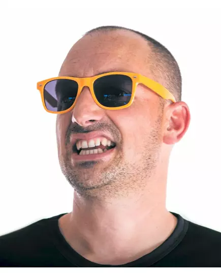Fluorescerande orange bluesglasögon vuxen