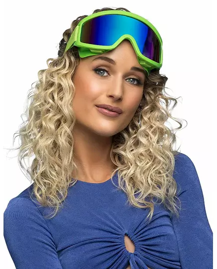 Neongröna skidglasögon vuxen